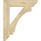 Ekena Millwork Imperial Slat Rough Sawn Bracket, Douglas Fir, 4"W x 22"D x 26"H BKT04X22X26IMP06RDF - alternate 2